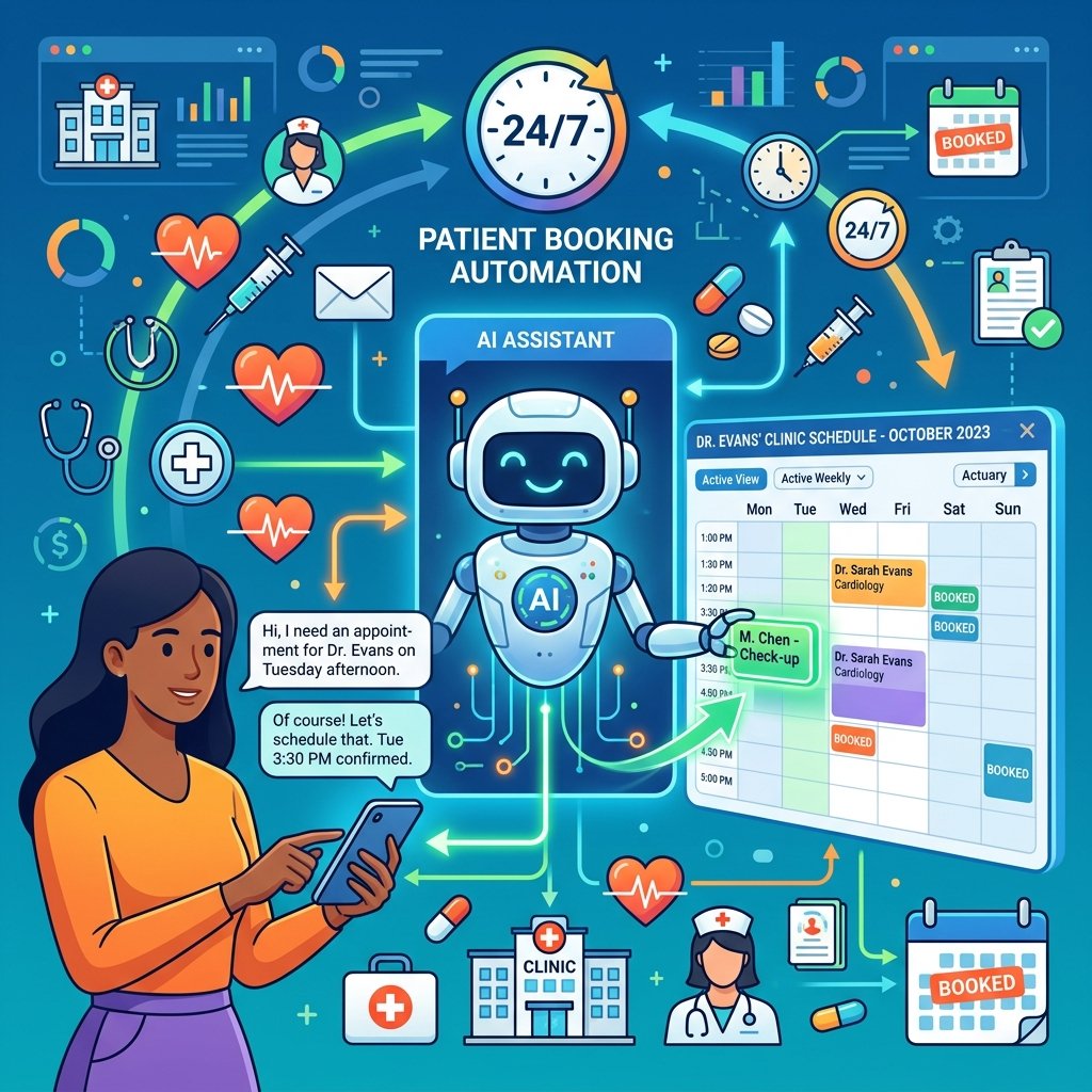 AI Growth Agents: How Modern Healthcare Clinics Automate Patient Booking 24/7